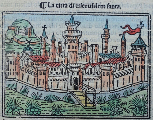 Israël Heilige Land Jeruzalem Israel Holy Land Jerusalem - Jacobus Philippus de Bergamo - 1553