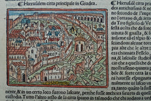 Afbeelding in Gallery-weergave laden, Israël Heilige Land Jeruzalem Israel Holy Land Jerusalem - Jacobus Philippus de Bergamo - 1553