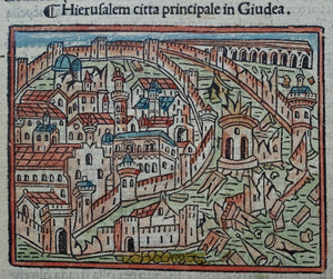 Israël Heilige Land Jeruzalem Israel Holy Land Jerusalem - Jacobus Philippus de Bergamo - 1553