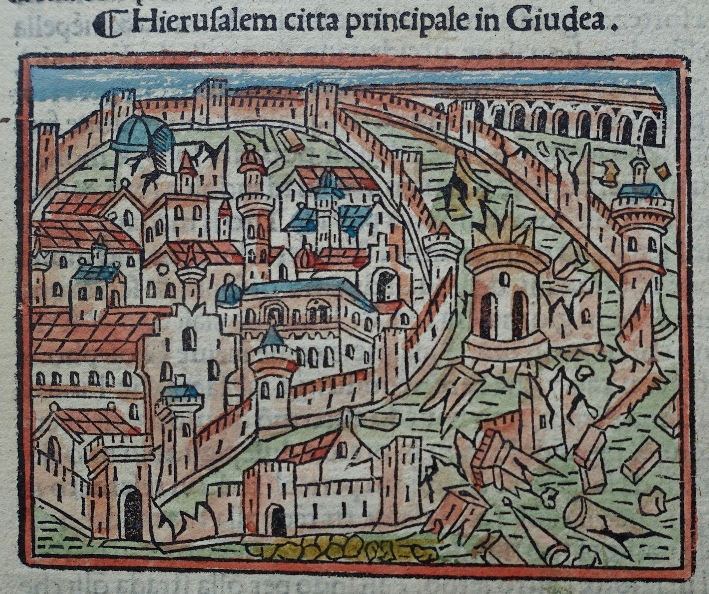 Israël Heilige Land Jeruzalem Israel Holy Land Jerusalem - Jacobus Philippus de Bergamo - 1553