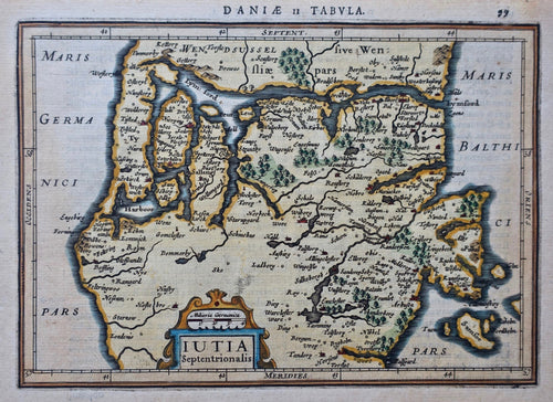 Denemarken Jutland Denmark Jylland - Mercator / Hondius / Janssonius - 1628