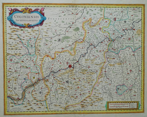 Duitsland Keulen Germany Köln - J Janssonius - circa 1640