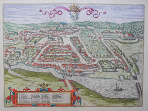 Denemarken Denmark Kolding - G Braun & F Hogenberg - 1598