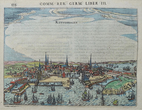Denemarken Kopenhagen Denmark Copenhagen - P Bertius / J Janssonius - 1616