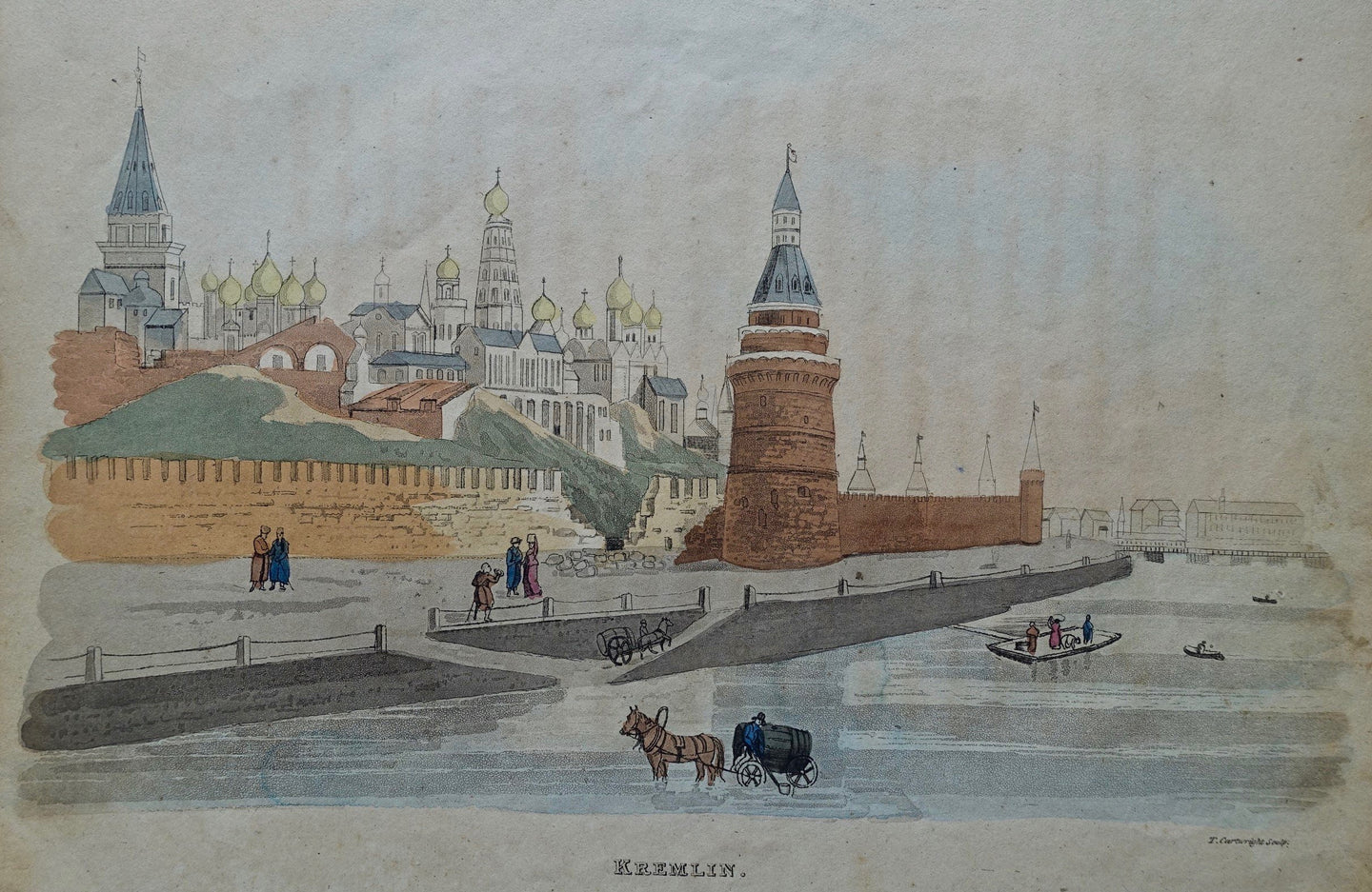 Rusland Moskou Kremlin Moscow Russia - JJ Stockdale - 1815