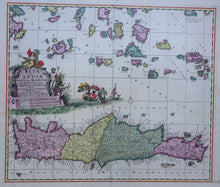 Load image in Gallery view, Griekenland Kreta Greece Crete Greek Islands - Nicolaes Visscher - circa 1689