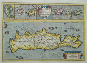 Griekenland Kreta Greece Crete Greek Islands - Jodocus Hondius Gerard Mercator - 1606