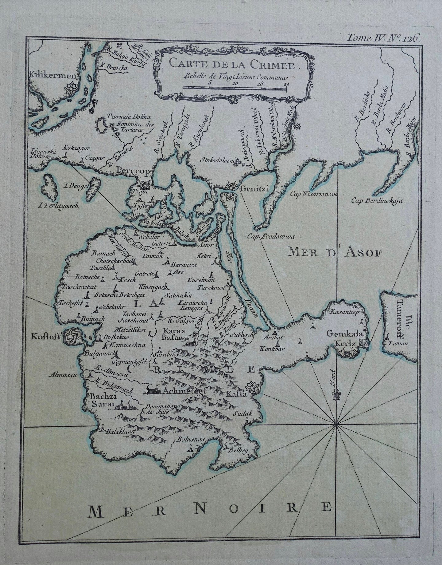 Oekraïne Rusland Krim Ukraina Russia Crimea - JN Bellin - 1764