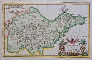 China Shandong Province Jinan - Jean-Baptiste Bourguignon d’Anville - 1735