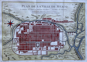 Japan Kyoto Stadsplattegrond - AF Prévost - 1758