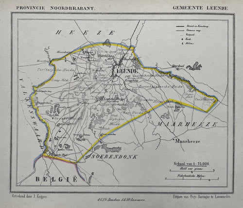 Leende - J Kuijper / H Suringar - ca. 1867