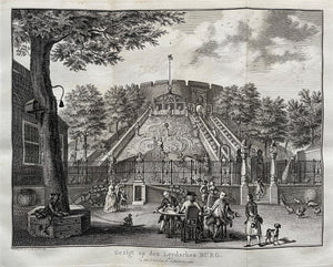 Leiden Burcht - A Delfos / F van Mieris - 1763
