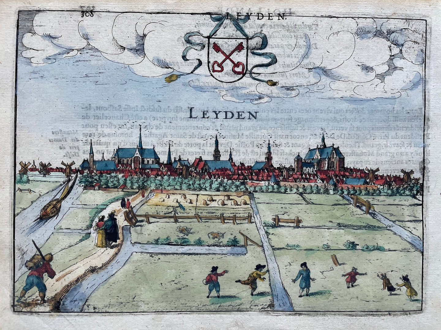 Leiden Profielgezicht - J Jansz / L Guicciardini - 1613