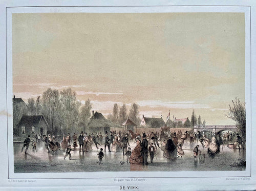 Leiden Galgewater Wintergezicht - GJ Bos / PWM Trap / DJ Couvée - ca 1859