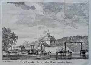 Amsterdam Utrechtsepoort - IL La Fargue van Nieuwland - ca 1765