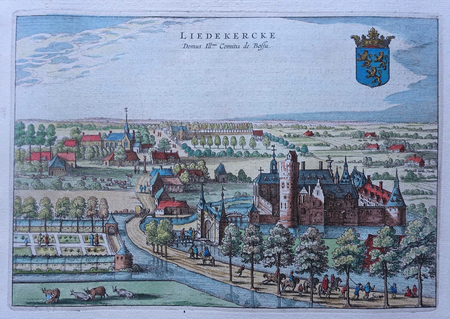 België Liedekerke Belgium - J Blaeu - 1649