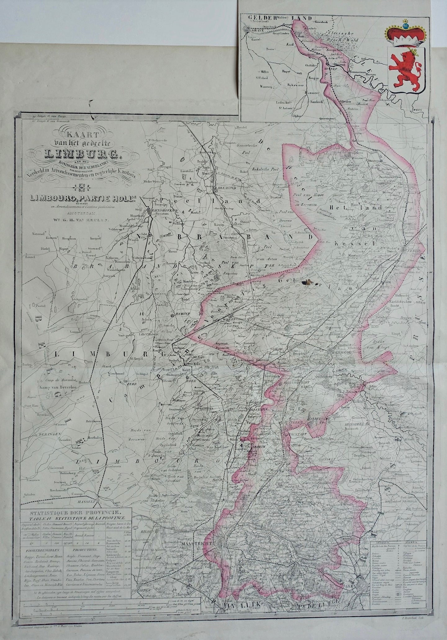 Limburg - F Desterbecq / Weduwe Hulst van Keulen - circa 1868