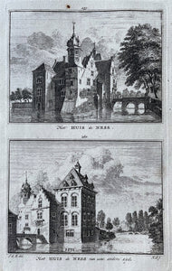 Linschoten Huis de Ness - H Spilman - ca. 1750