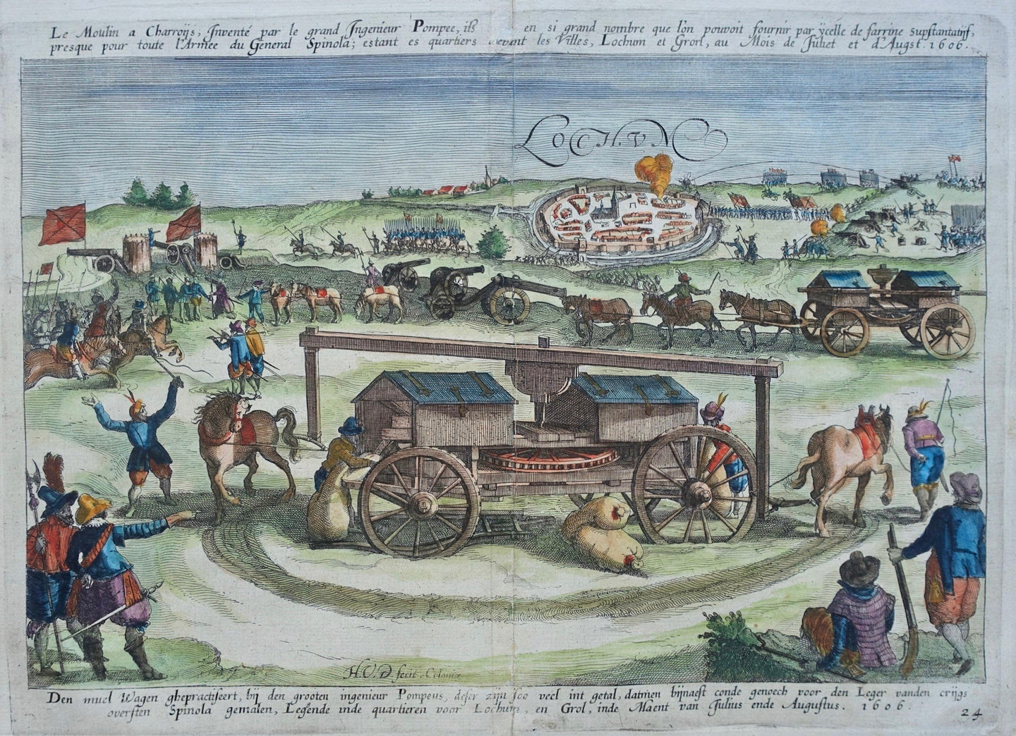 Lochem - WJ Blaeu / L Guicciardini - 1613