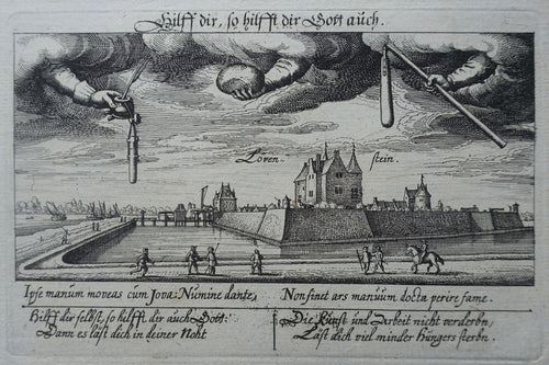 Poederoijen Slot Loevestein - D Meisner - 1625
