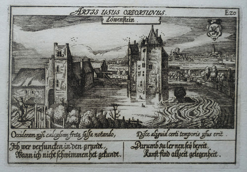 Poederoijen Slot Loevestein - D Meisner - 1625