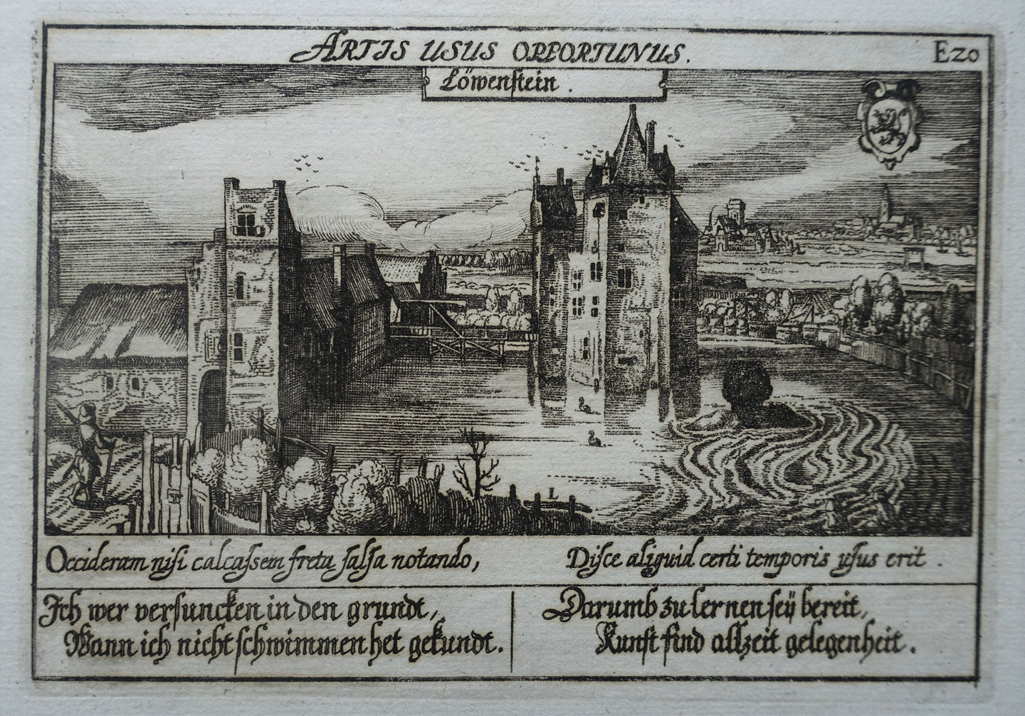 Poederoijen Slot Loevestein - D Meisner - 1625