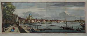 Engeland Londen England British Isles London View - I Tirion - 1754