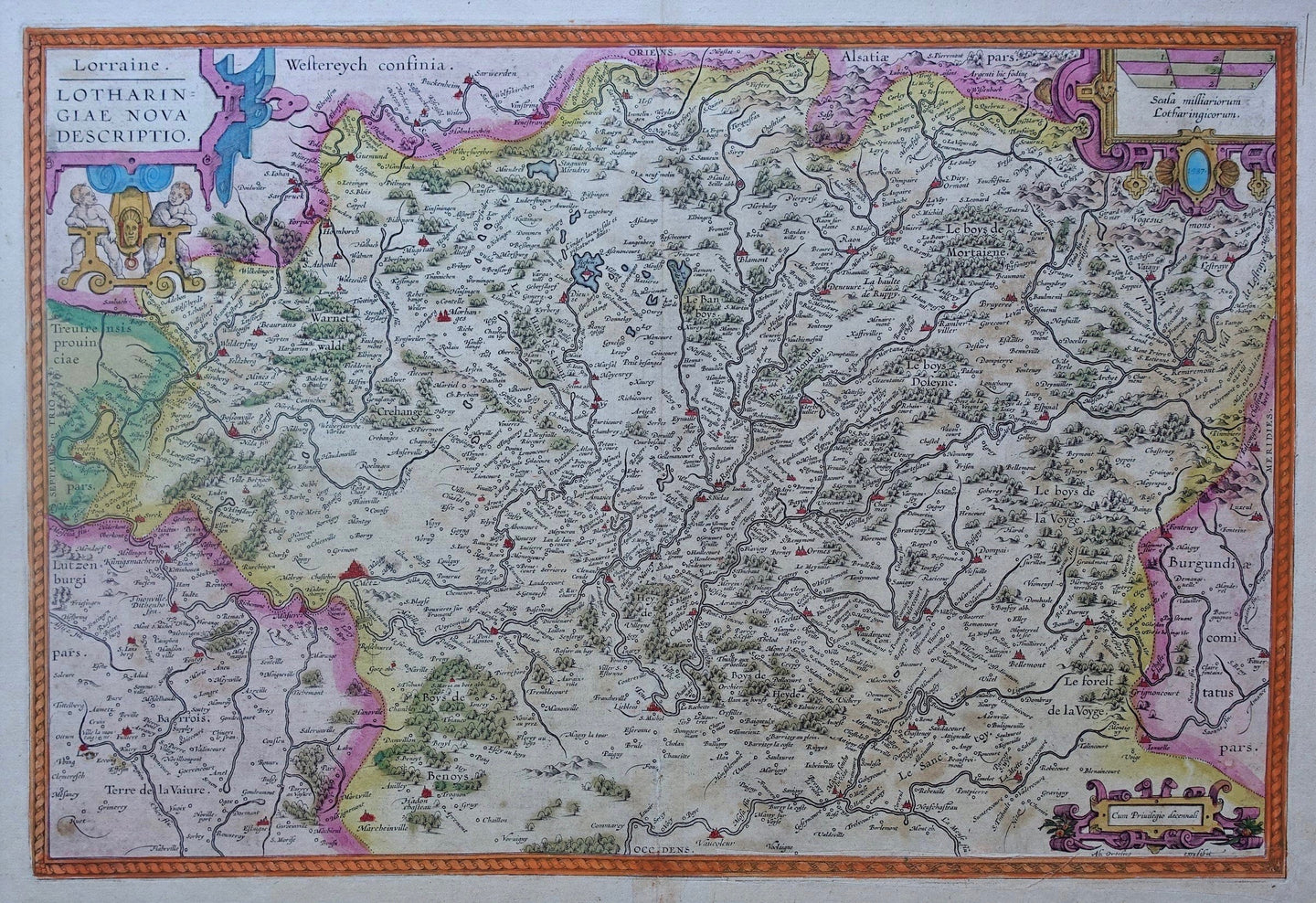 Frankrijk Lotharingen France Lorraine - A Ortelius / JB Vrients - 1612