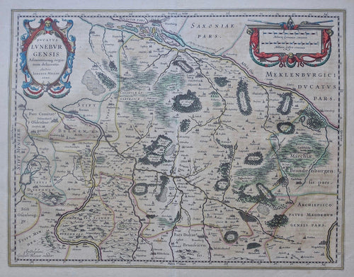 Duitsland Germany Lüneburg - Willem en Joan Blaeu - 1642