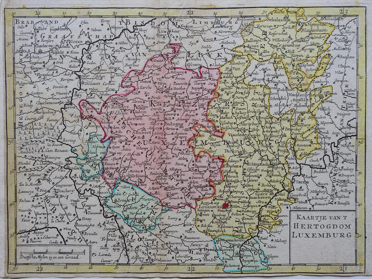 Luxemburg Luxembourg - Elwe & Langeveld - 1786