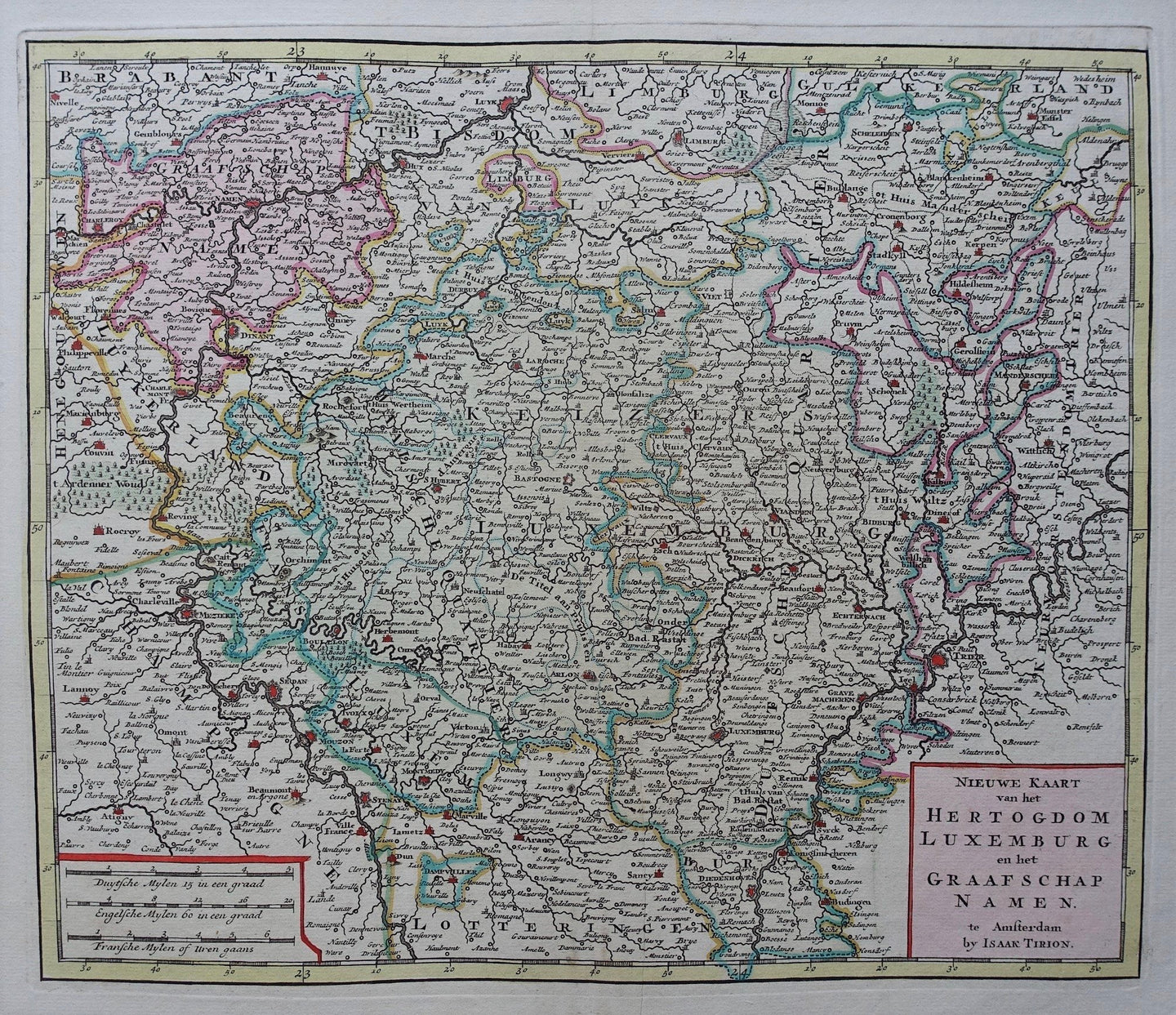 Luxemburg - I Tirion - 1753