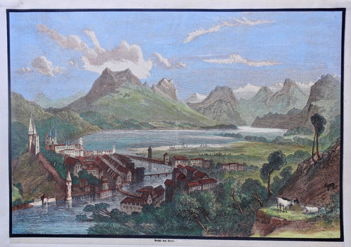 Zwitserland Luzern Switzerland Lucerne - ca 1870