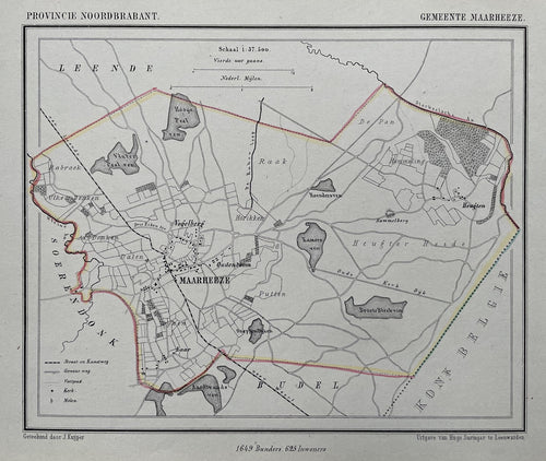 Maarheeze - J Kuijper / H Suringar - 1866