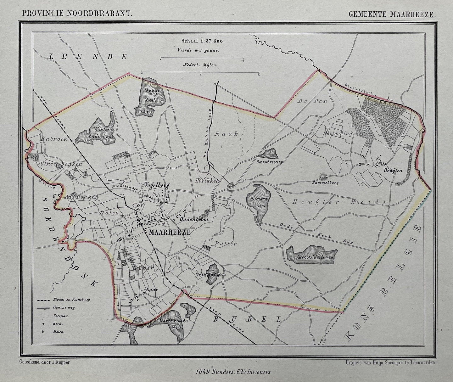 Maarheeze - J Kuijper / H Suringar - 1866