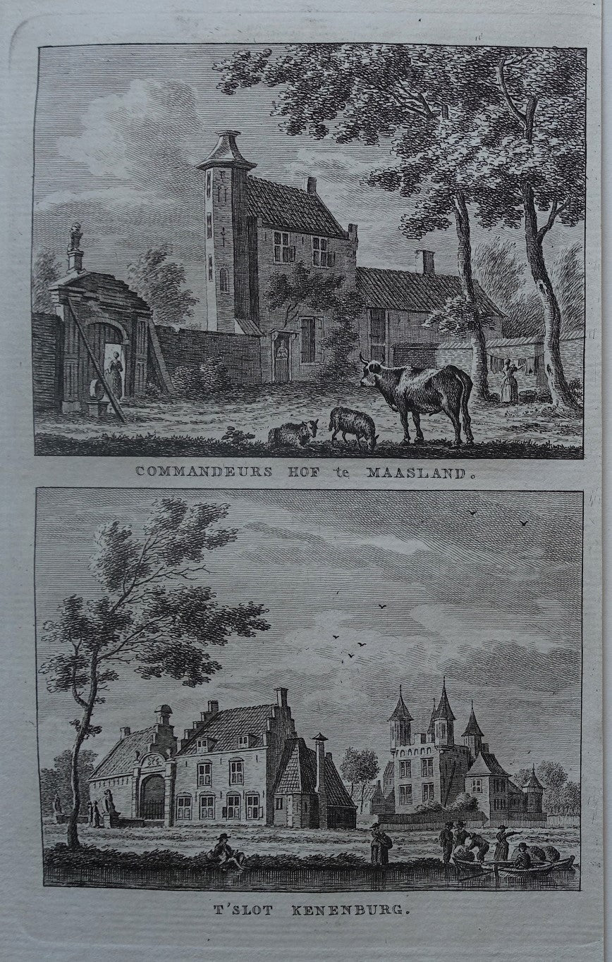 Maasland Twee gezichten op een blad - KF Bendorp - 1793