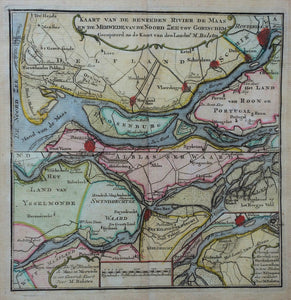 Zuid-Holland Maasmonding Merwede - H de Leth / M Bolstra - 1740