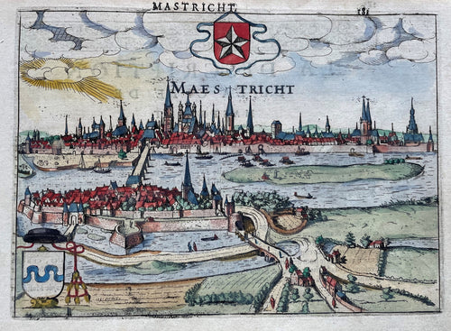 Maastricht - J Jansz / L Guicciardini - 1613