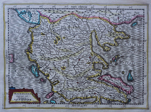 Griekenland Macedonië Epirus Noord-Macedonië Greece North Macedonia - J Janssonius van Waesbergen - 1676