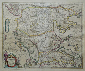Griekenland Epirus Achaia Macedonië Greece Macedonia - J Blaeu - 1663