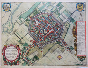Duitsland Düren Germany - J Janssonius - 1657
