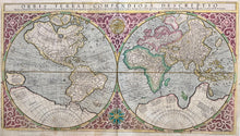 Load image in Gallery view, Wereld - R Mercator 1587 / J Hondius - 1628