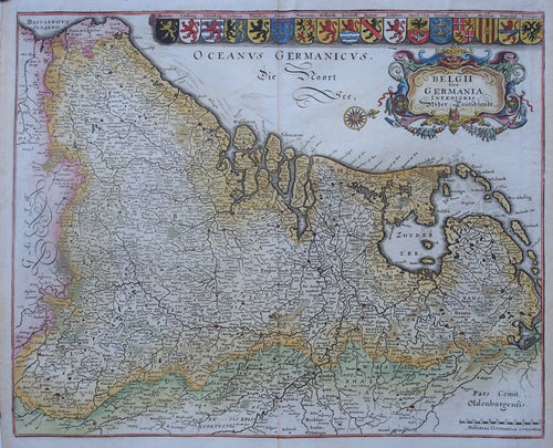 17 provinciën - M Merian - 1646