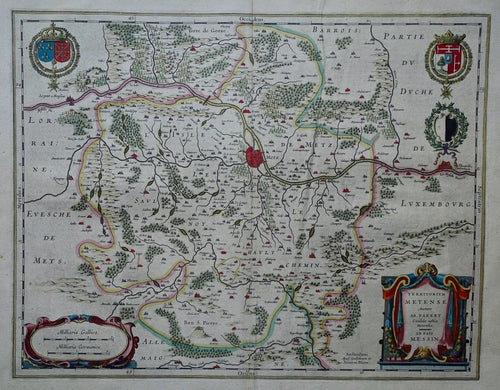Frankrijk Metz France - Willem en Joan Blaeu - 1638