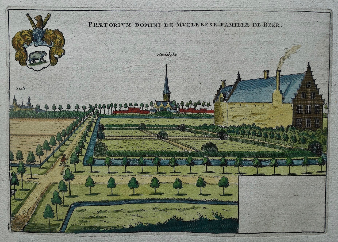 België Meulebeke Belgium - J Blaeu - 1649