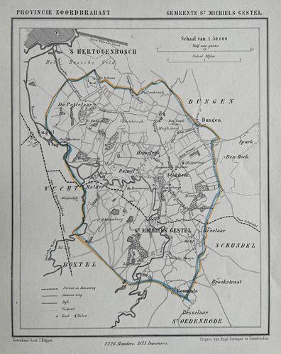 Sint-Michielsgestel - J Kuijper / H Suringar - ca. 1867