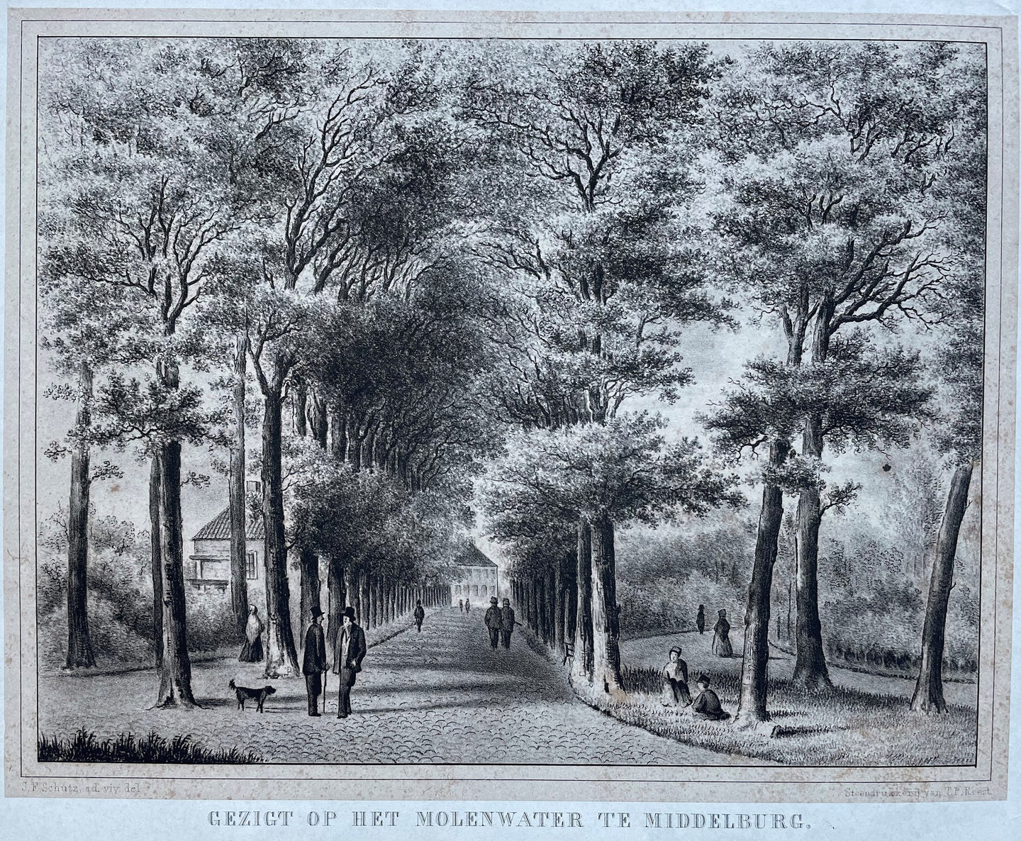 Middelburg Molenwater - JF Schütz / TP Roest - 1851