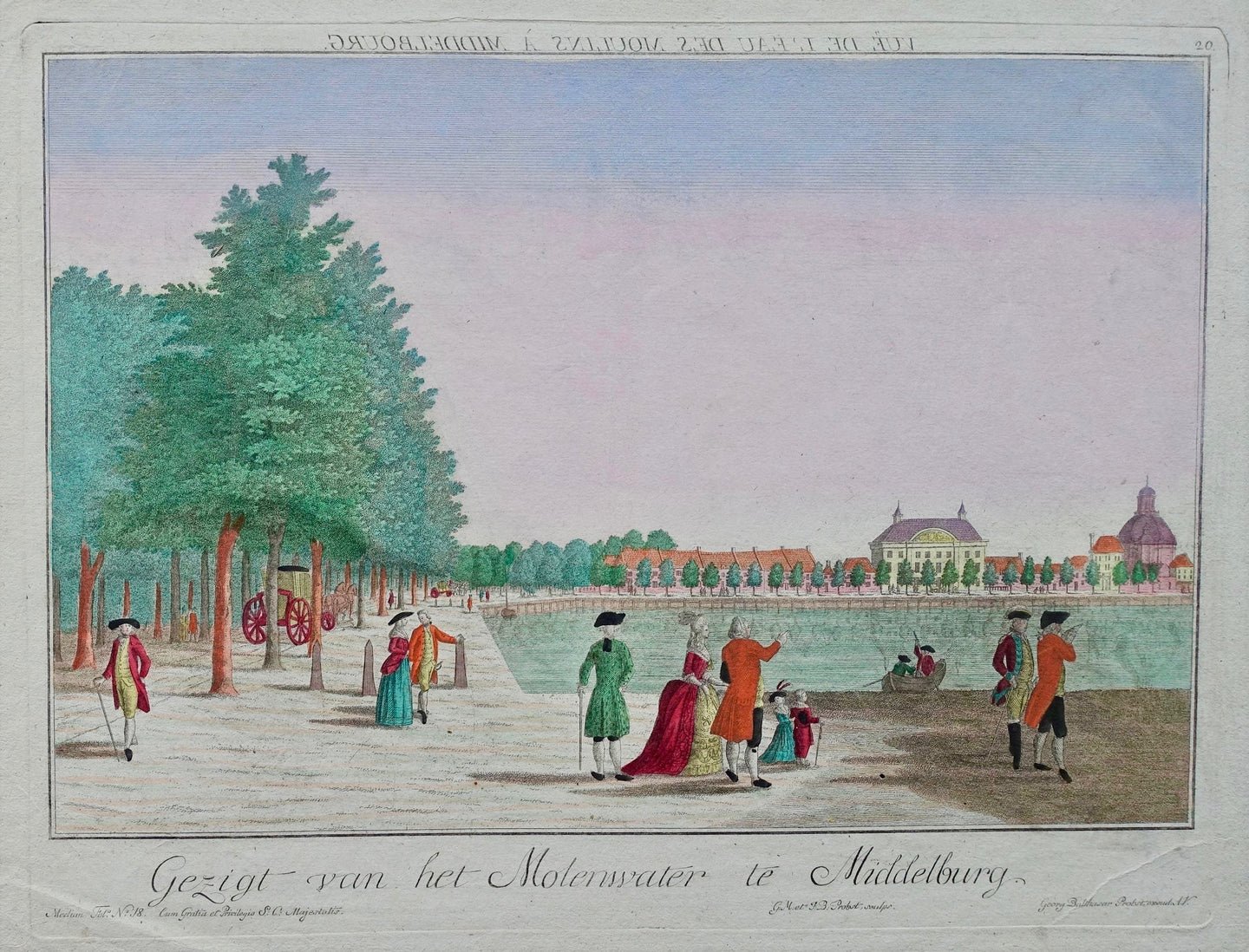 Middelburg Molenwater - GB Probst - ca 1765