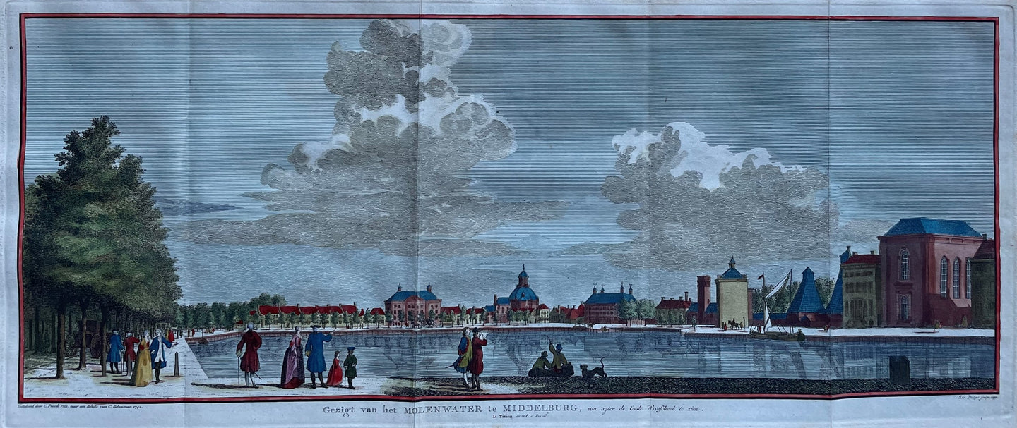 Middelburg Molenwater - JC Philips - 1751