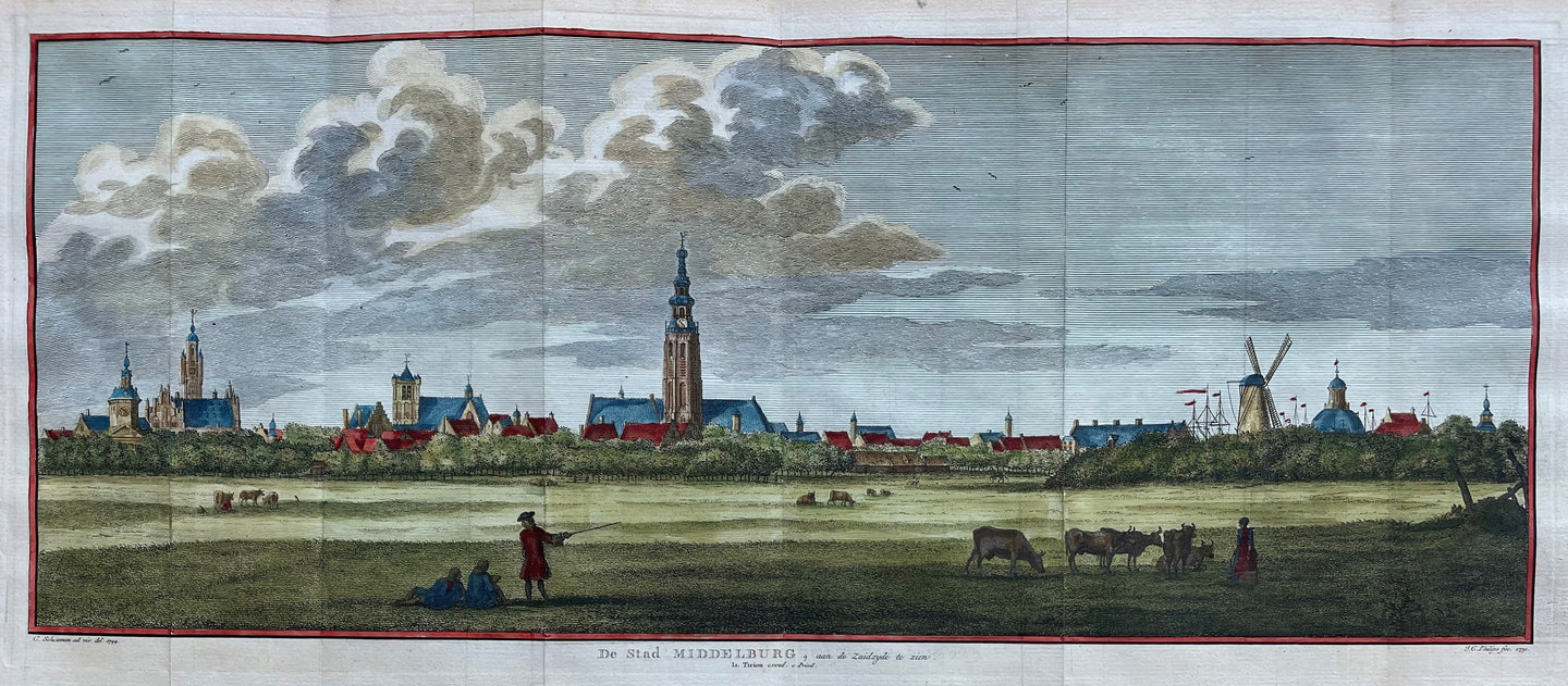 Middelburg Aanzicht - JC Philips - 1751