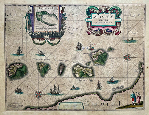 Indonesië Molukken Indonesia Moluccas - Willem en Joan Blaeu - circa 1645